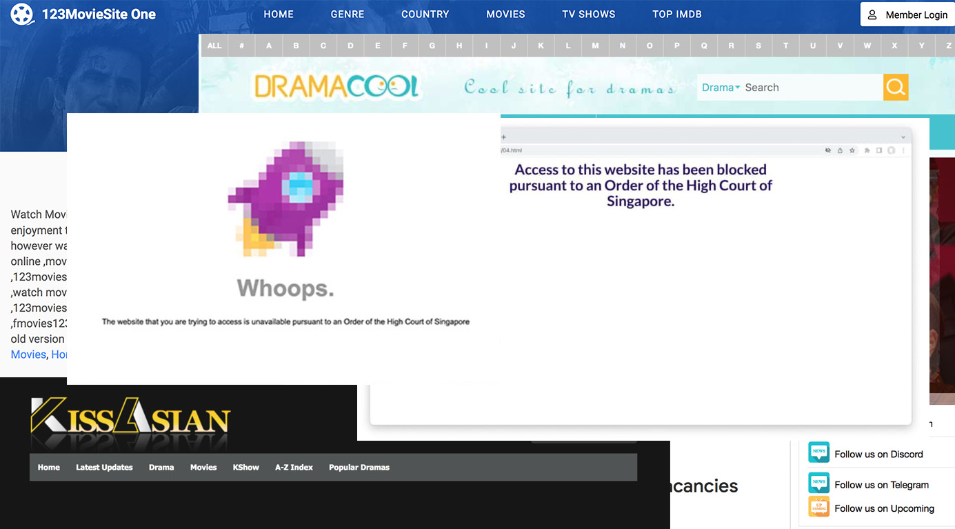 Singapore Blocks Illegal Streaming Websites like DramaCool and KissAsian campus.sg